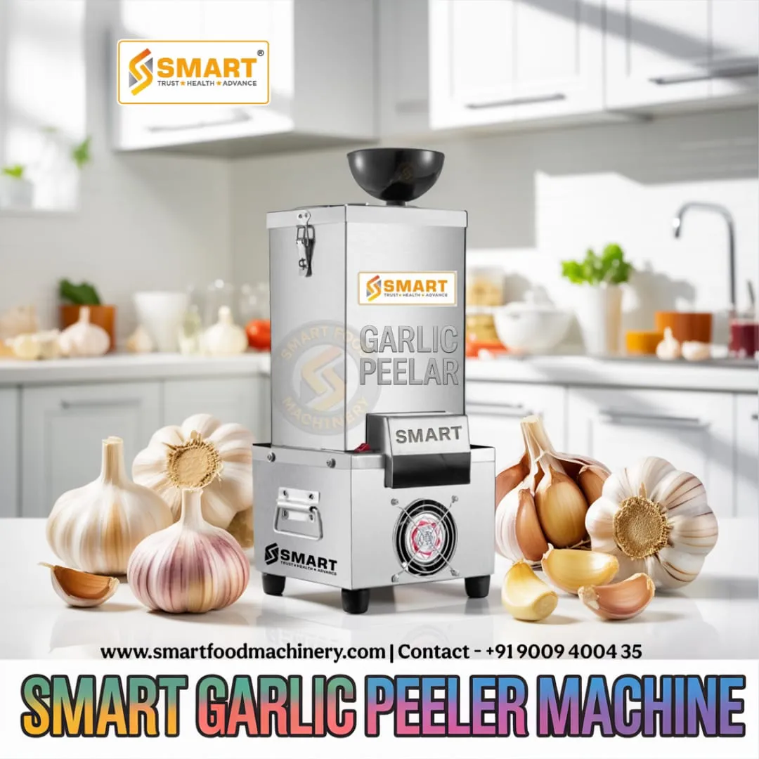 GARLIC PEELER MACHINE IN RAJKOT | SMART FOOD MACHINERY