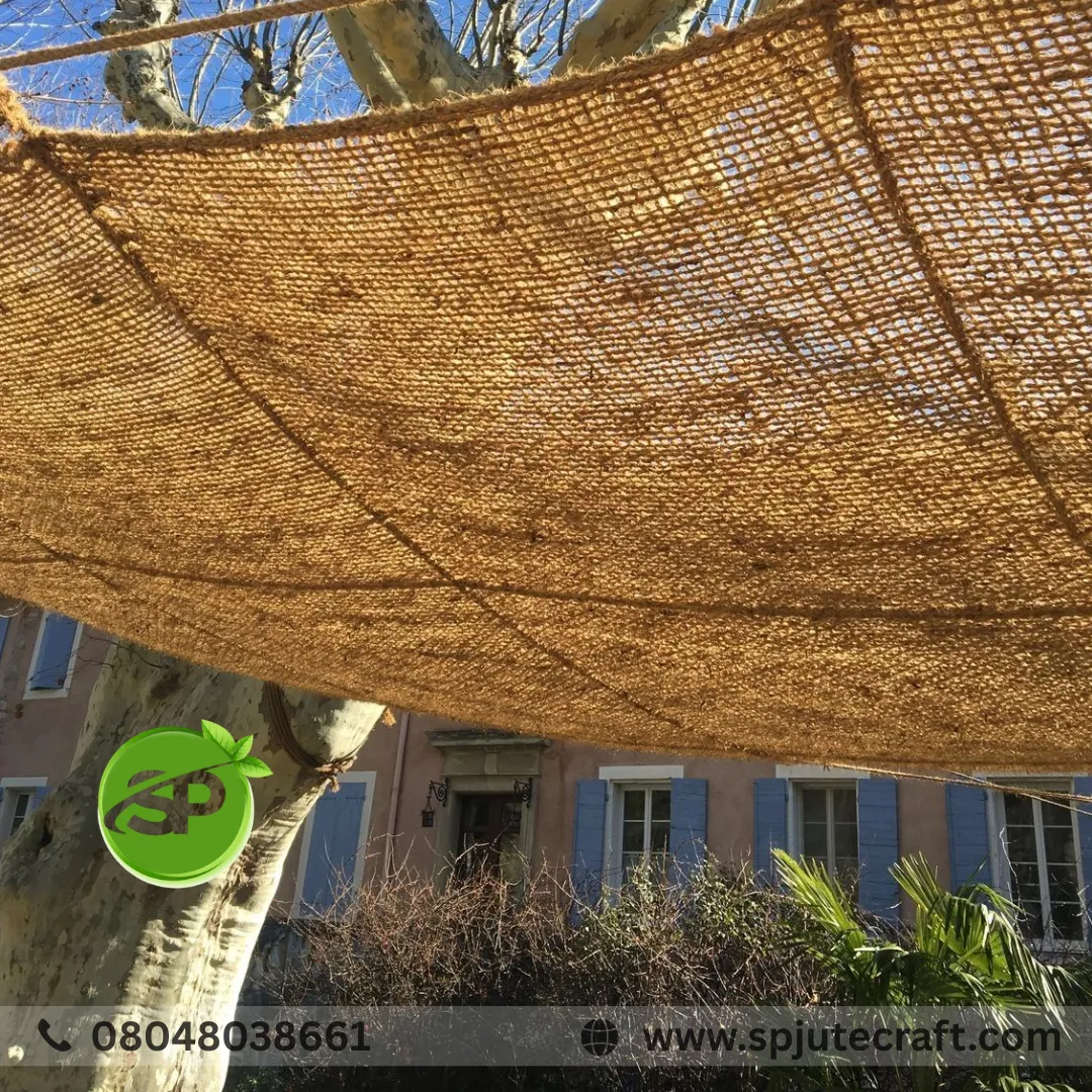 “SP Jute Craft ka Natural Jute Shade — eco-friendly, breathable aur long-lasting protection. Har gar...