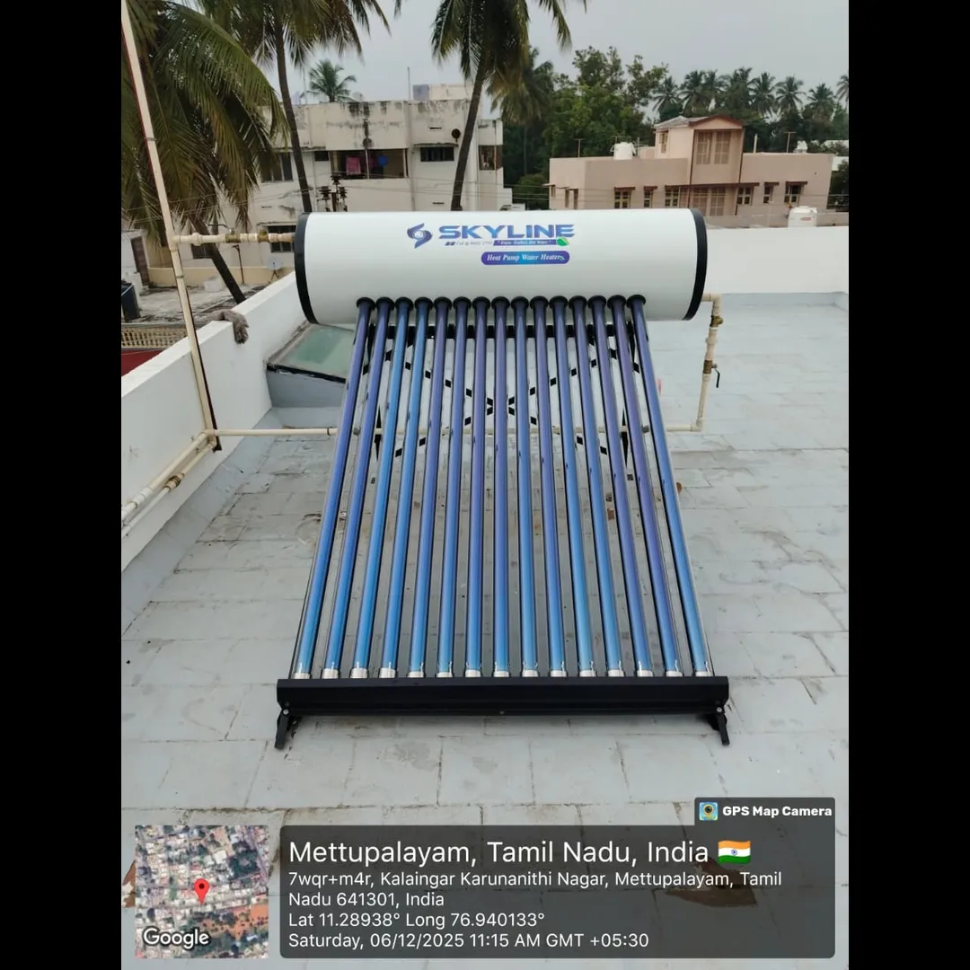 Skyline ETC Solar Water Heater in Mettupalayam