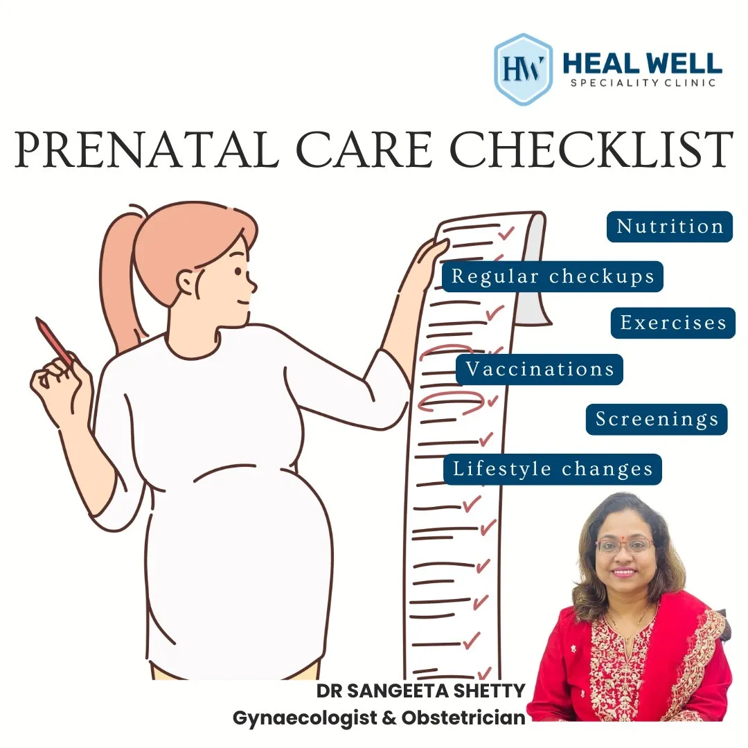 Prenatal Care checklist: A guide for expectant mothers by the Best Gynaecologist in Thane