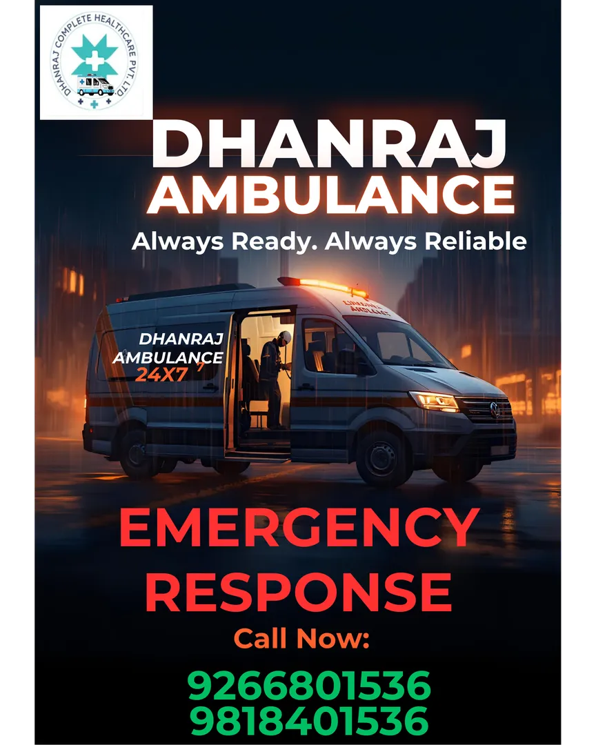 Sector 55, Home Emergency Ambulance Services 24x7 in , Gurugram.