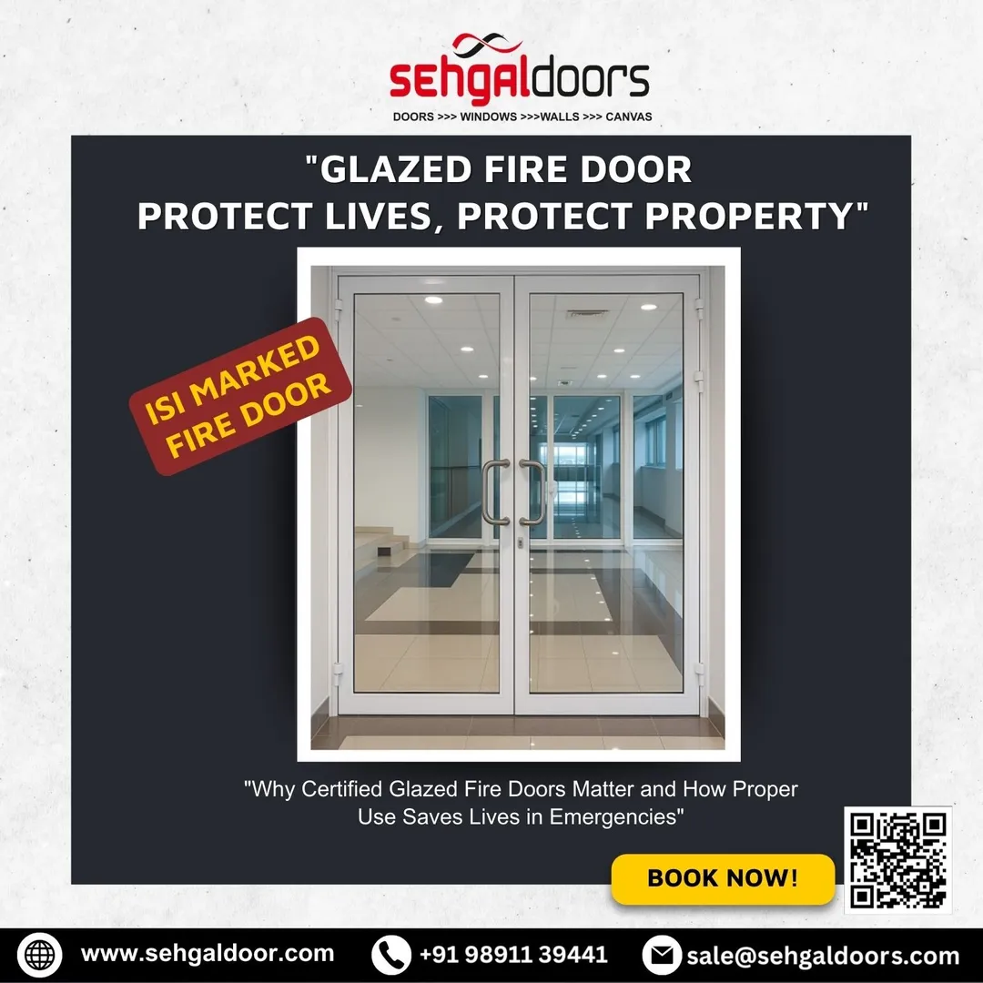 Glazed fire doors