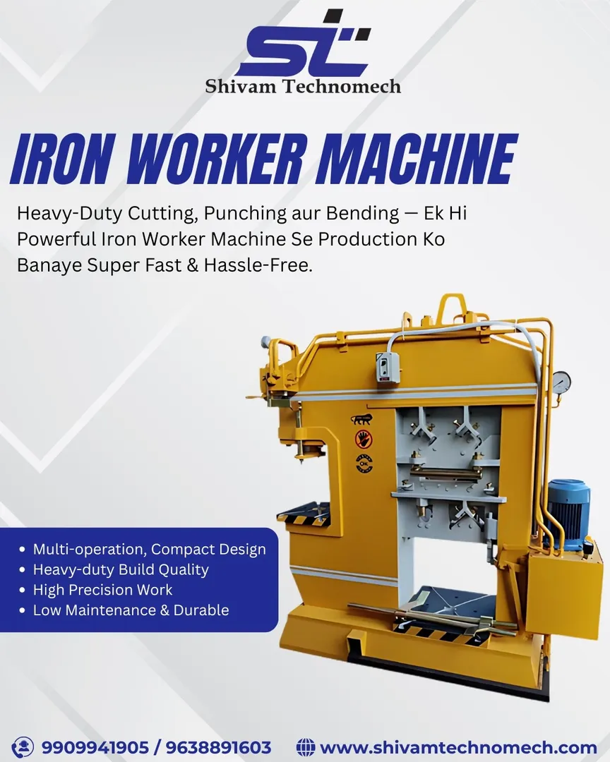 Top Iron Worker Machine Manufacturer in India.