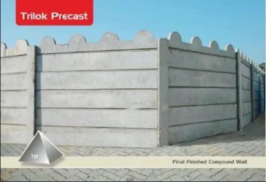 RCC Concrete Compound Wall Manufacturer in Kalmeshwar