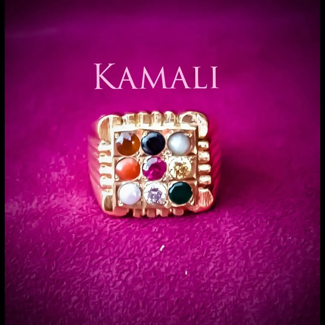 Navarathinam Ring l Impon Navarathinam Mothiram l 9 Gem Stones l Kamali l 9944116790
Impon Navarath...