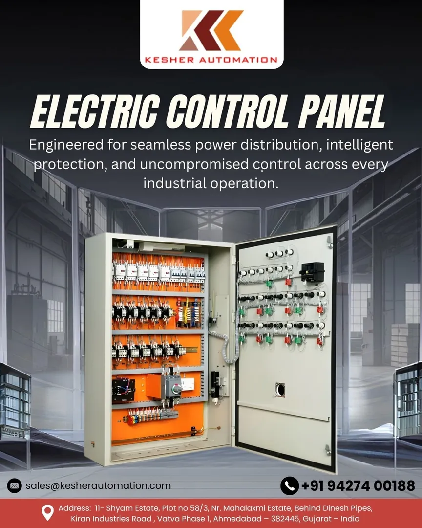 Electric Control Panel Manufacturer in India.