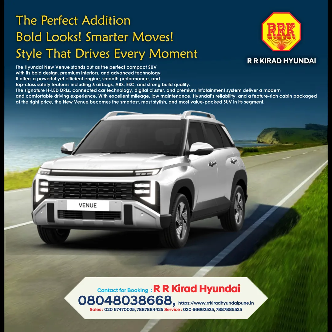 The Hyundai New Venue stands out as the perfect compact SUV with its bold design, premium interiors,