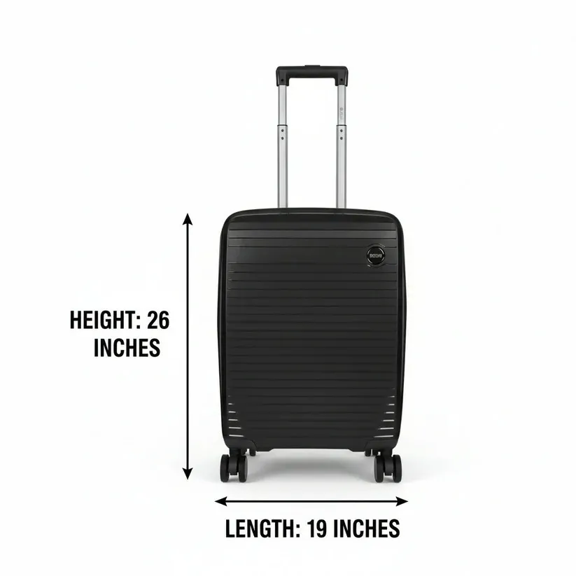 28-Inch Hard Shell Trolley Bag 2000/-ONLY