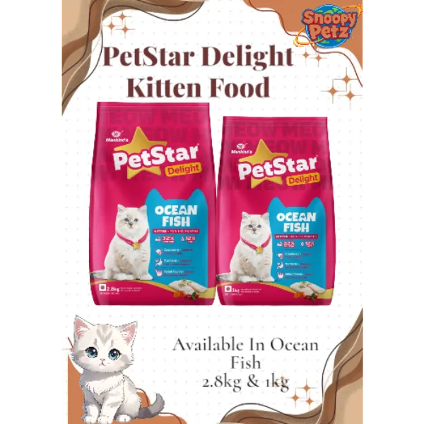 PetStar Delight Kitten Food Ocean Fish Flavour In 2.8kg & 1kg At Borivali, Mumbai