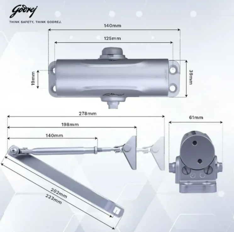 Godrej Aluminium Door Closer Dealer In Delhi