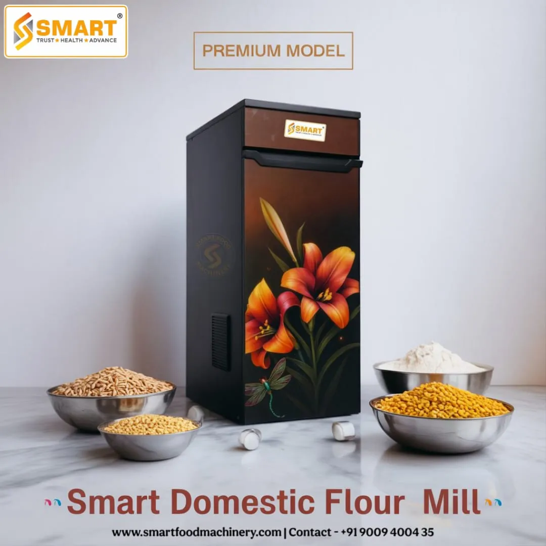 Domestic Flour Mill Manufacturer in Meghnagar Madhya Pradesh | Smart Food Machinery in MP