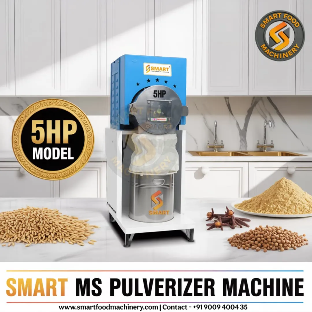 Domestic Flour Mill in Ajjampura | Smart Food Machinery