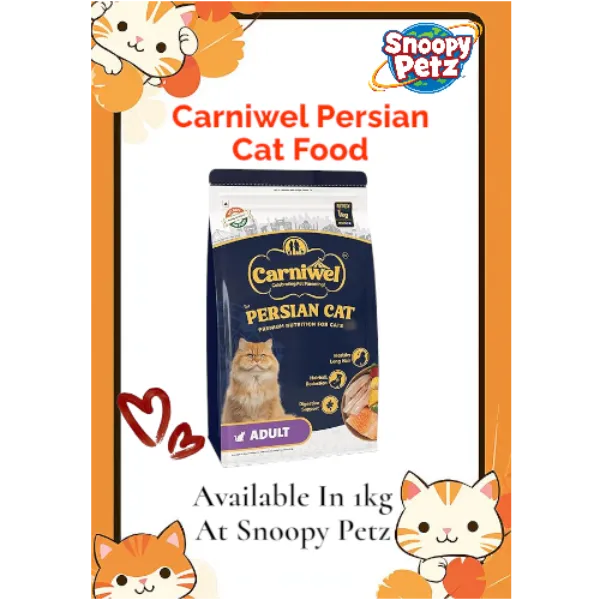 Carniwel Persian Cat Food In 1kg At Malad, Mumbai -- For Healthy Skin And A Long, Shiny Coat.