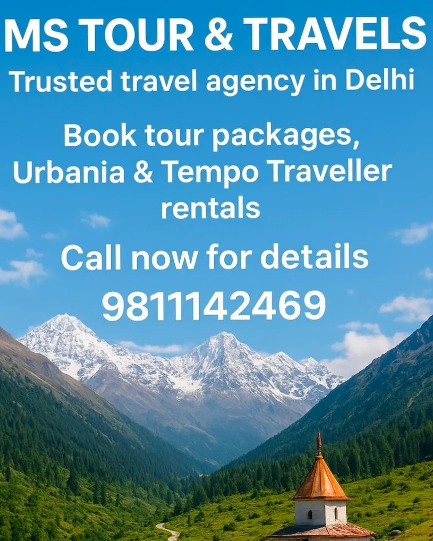 Book Tour Packages & Group Travel with MS Tour & Travels