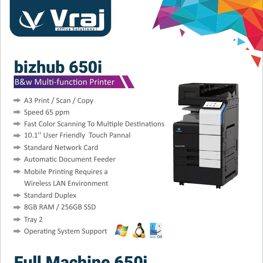 Commercial Printer Service in Rajkot | Vraj Office Solutions in Rajkot