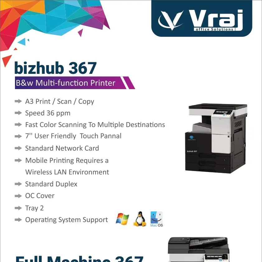 CMYK Printing Machine in Rajkot | Vraj Office Solutions in Rajkot