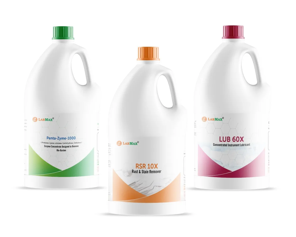 Bottle PVC Sticker Printing | Hospital Cleaning Liquid Label Designing & Printing