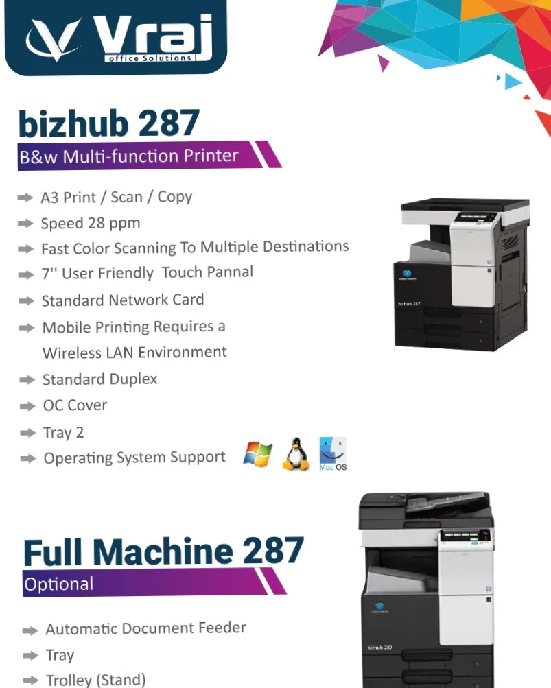 Complete Office Printer, Xerox & CMYK Solution in Rajkot | Vraj Office Solutions in Rajkot