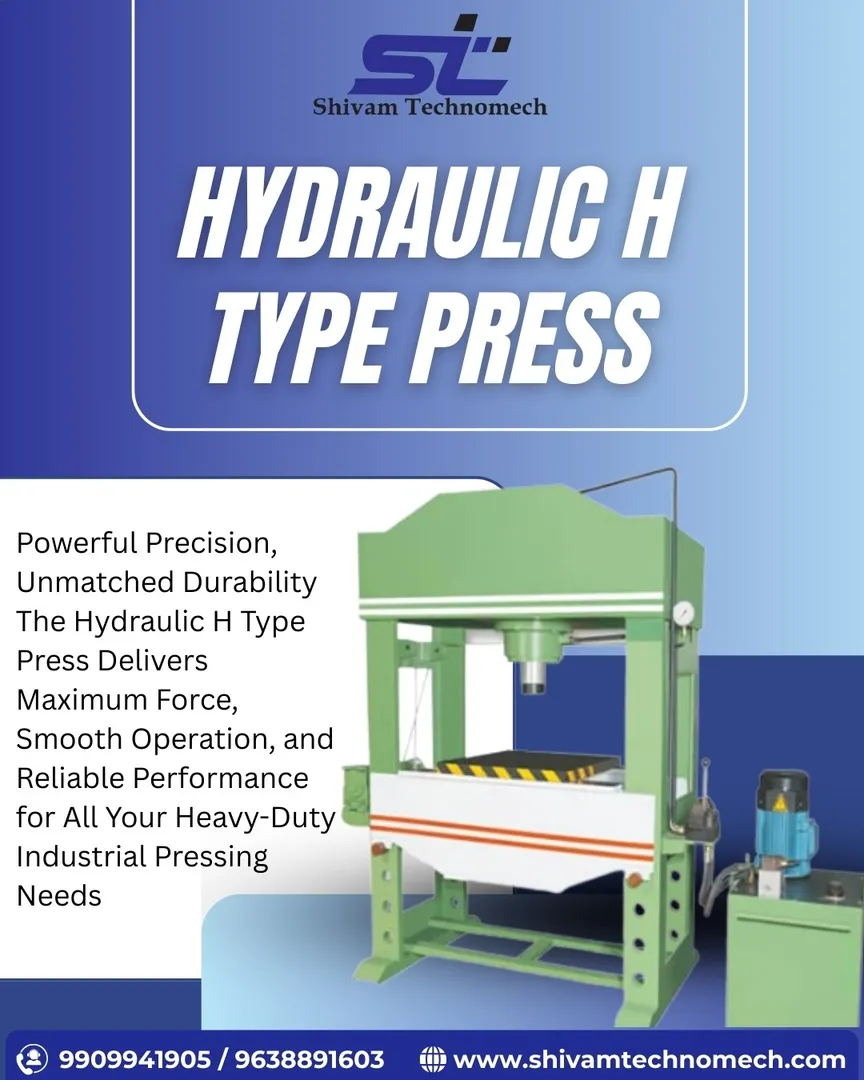Top Hydraulic H Type Press Manufacturer in India.