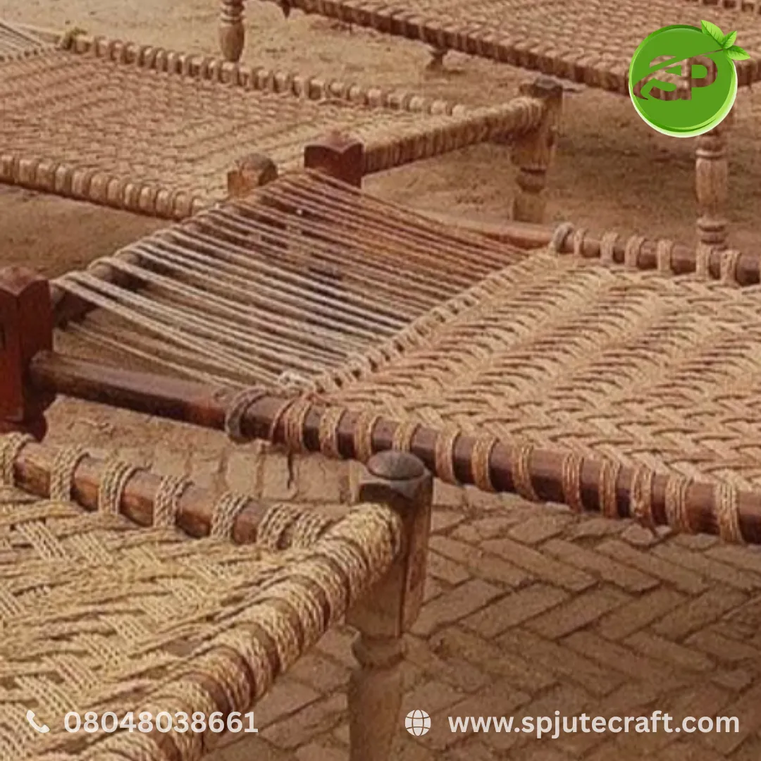 Experience the beauty of traditional craftsmanship with our handwoven jute charpai (cot) 🌿
Made usi...