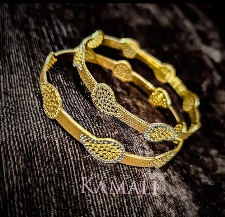 Two Layered Bangles
Artificial Gold Plated Impon Bangles with Rhodium Coating
Imperial Collections...