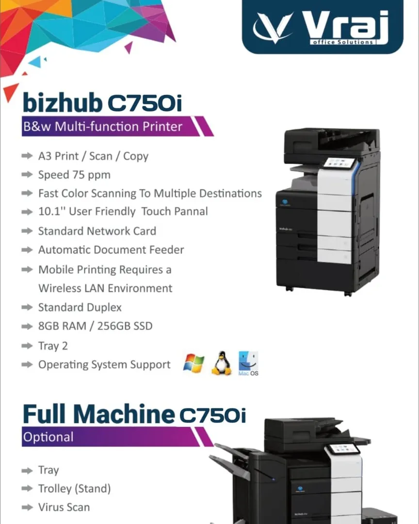CMYK printer dealer near me in Rajkot | Vraj Office Solutions in Rajkot