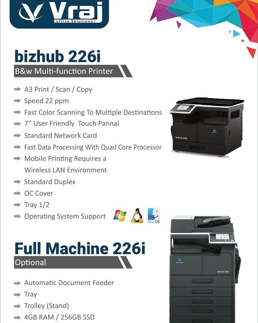 colour machine service in Rajkot | Vraj Office Solutions in Rajkot