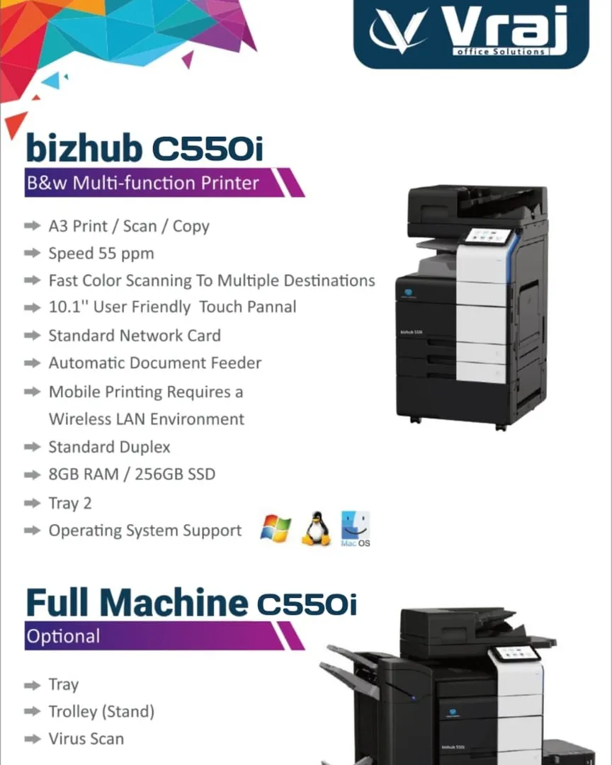 Canon commercial printer in Rajkot | Vraj Office Solutions in Rajkot