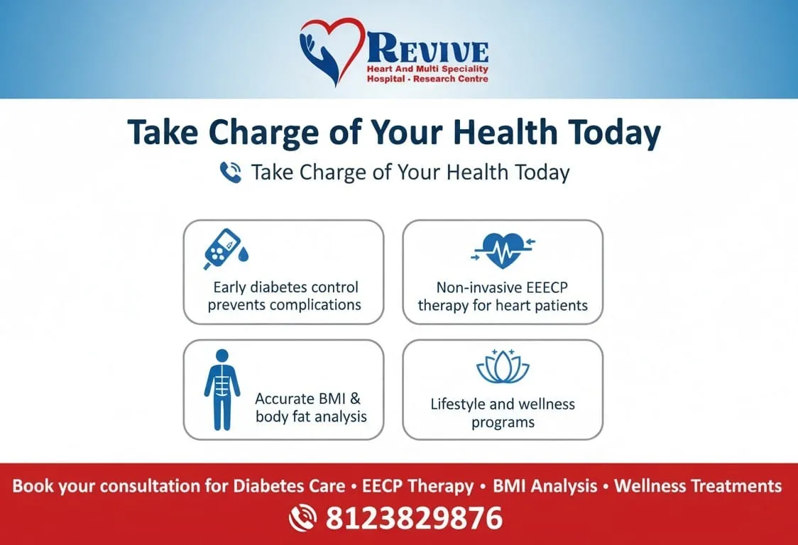 Revive Heart & Multi Speciality Hospital β Diabetes Care, EECP Therapy & Wellness Centre