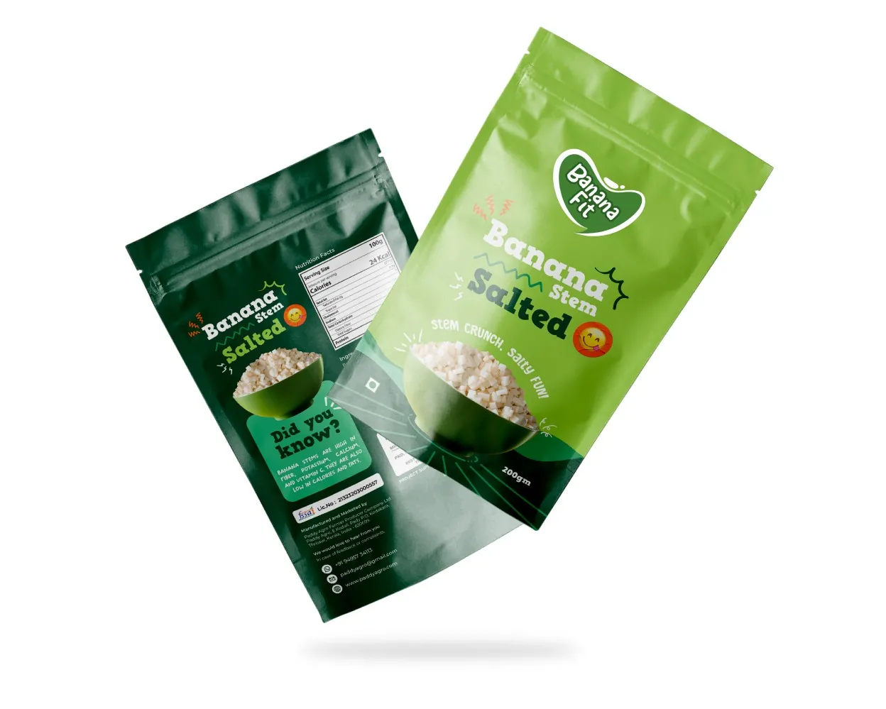 Stand-Up Pouch Packaging Design & Printing for Healthy Snack Brands
