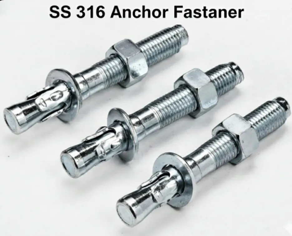 SS 316 Anchor Fastener Manufacturer & Supplier | SS 316 Anchor Bolt & Fixing Fasteners