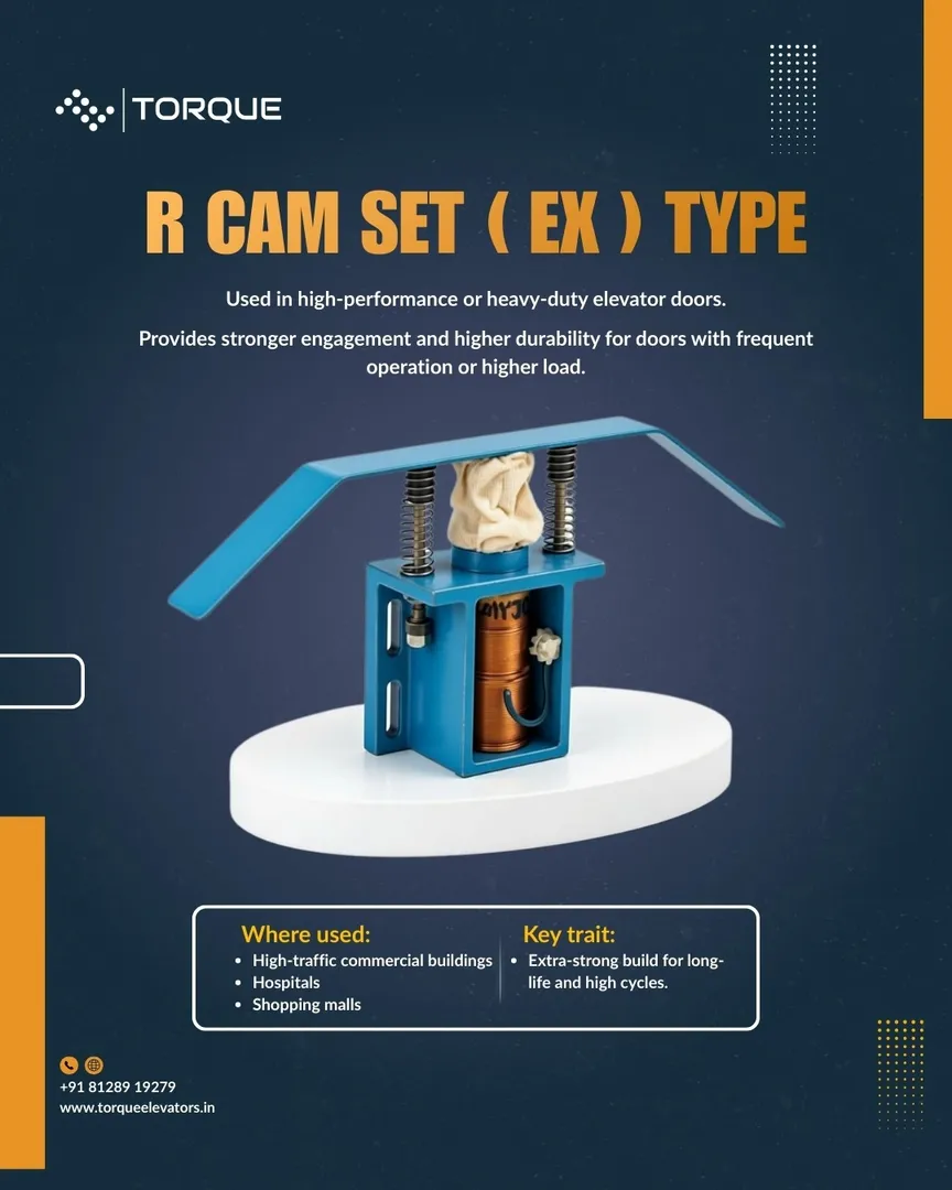 💪 Power built for pressure.
Torque Elevators’ EX Cam Set ensures strong, stable door engagement for...