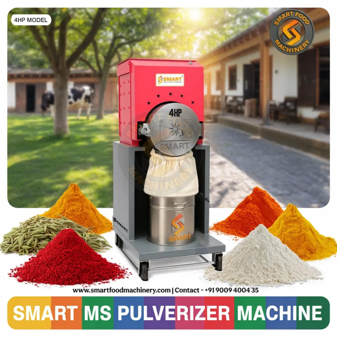 Domestic Flour Mill in Hosanagar Town | Smart Food Machinery