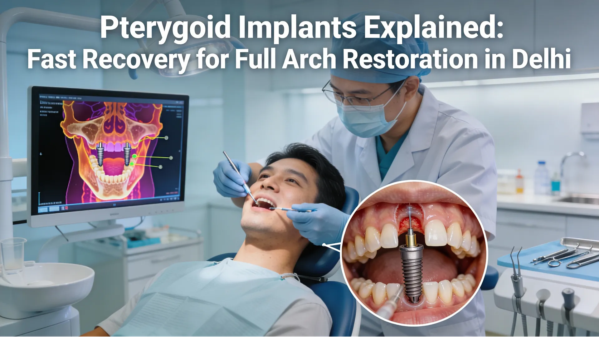 Pterygoid Implants Explained: Fast Recovery for Full Arch Restoration in Delhi