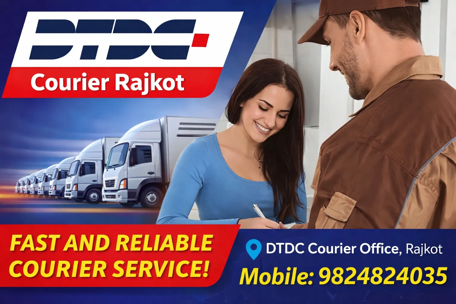 DTDC Courier Office in Rajkot