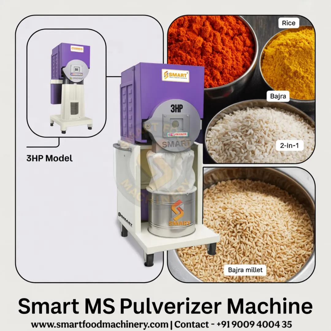Domestic Flour Mill in Race Course Road | Smart Food Machinery