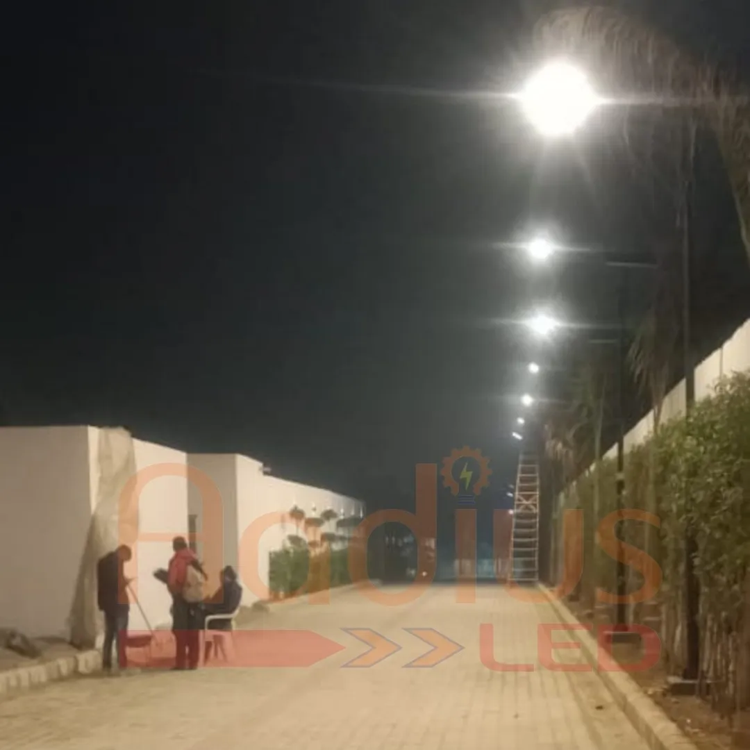 Decorative Pole with Solar Street Lights for Farmhouse