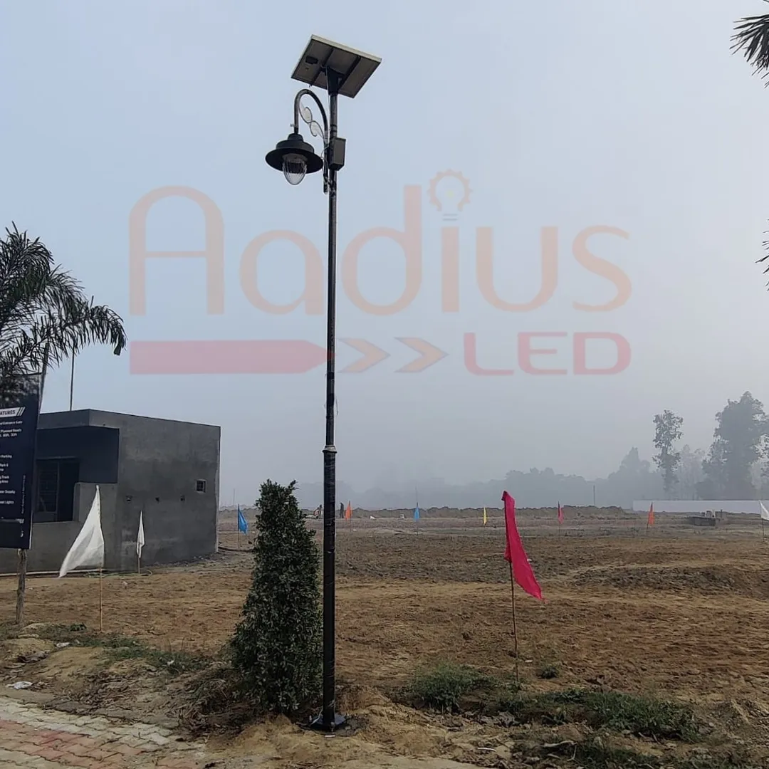 50W Solar Street Lights With Decorative Pole in Delhi