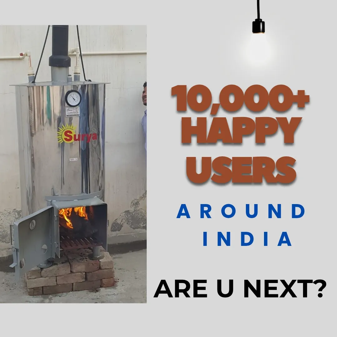 Surya Wood-Fire Water Heater is a traditional yet highly effective device used in many households, e...