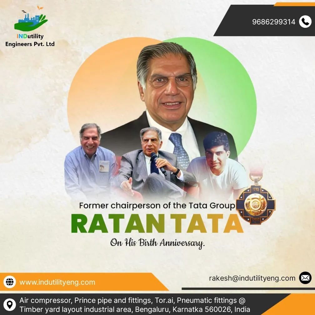 Ind-Utility Engineering Celebrates Ratan Tata’s 88th Birth Anniversary