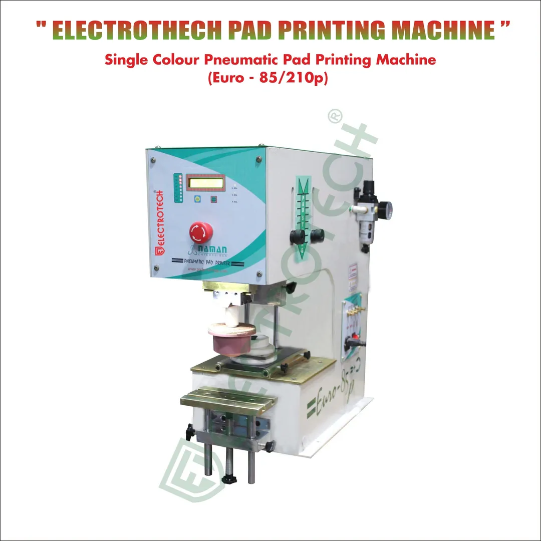 Single color pneumatic pad printing machine in noida