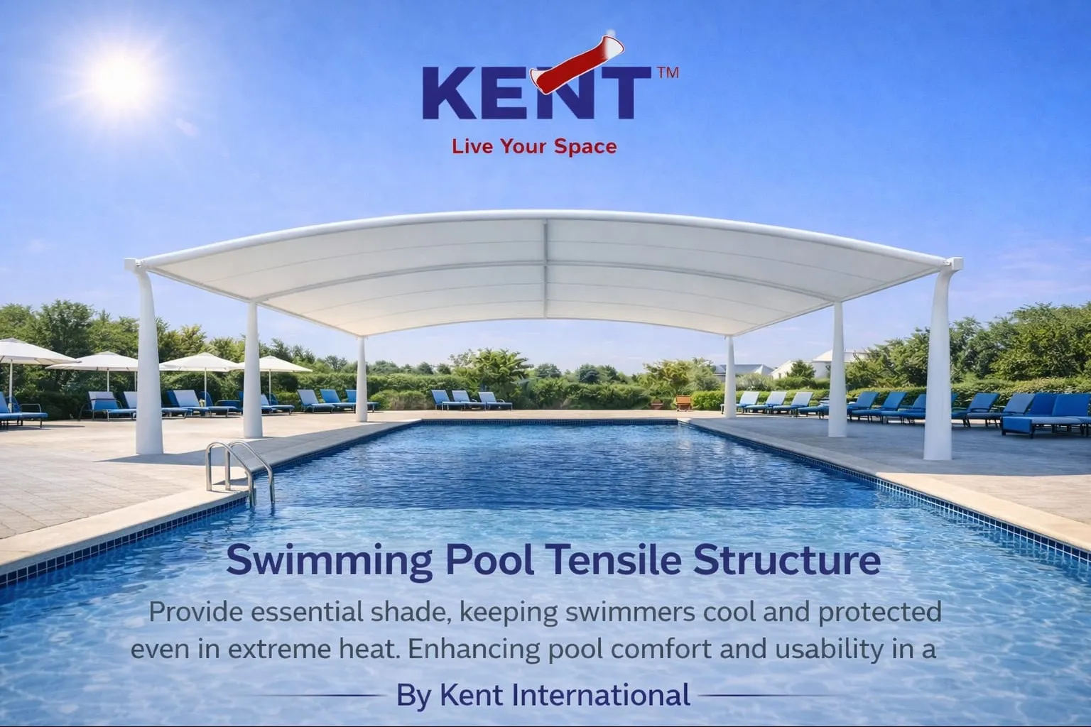 Swimming Pool Tensile Structure
