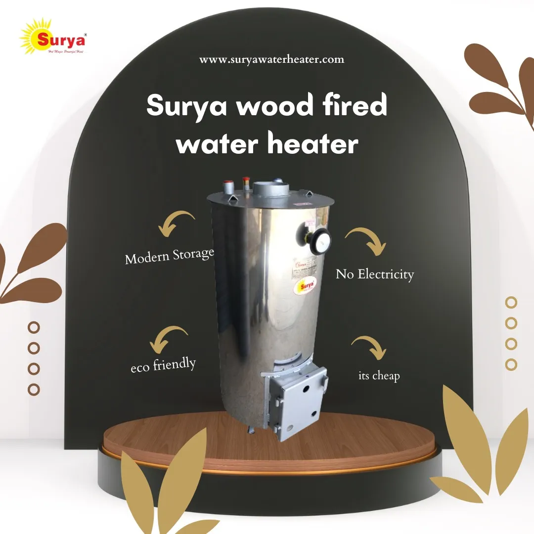 Surya Wood-Fire Water Heater is a traditional yet highly effective device used in many households, e...