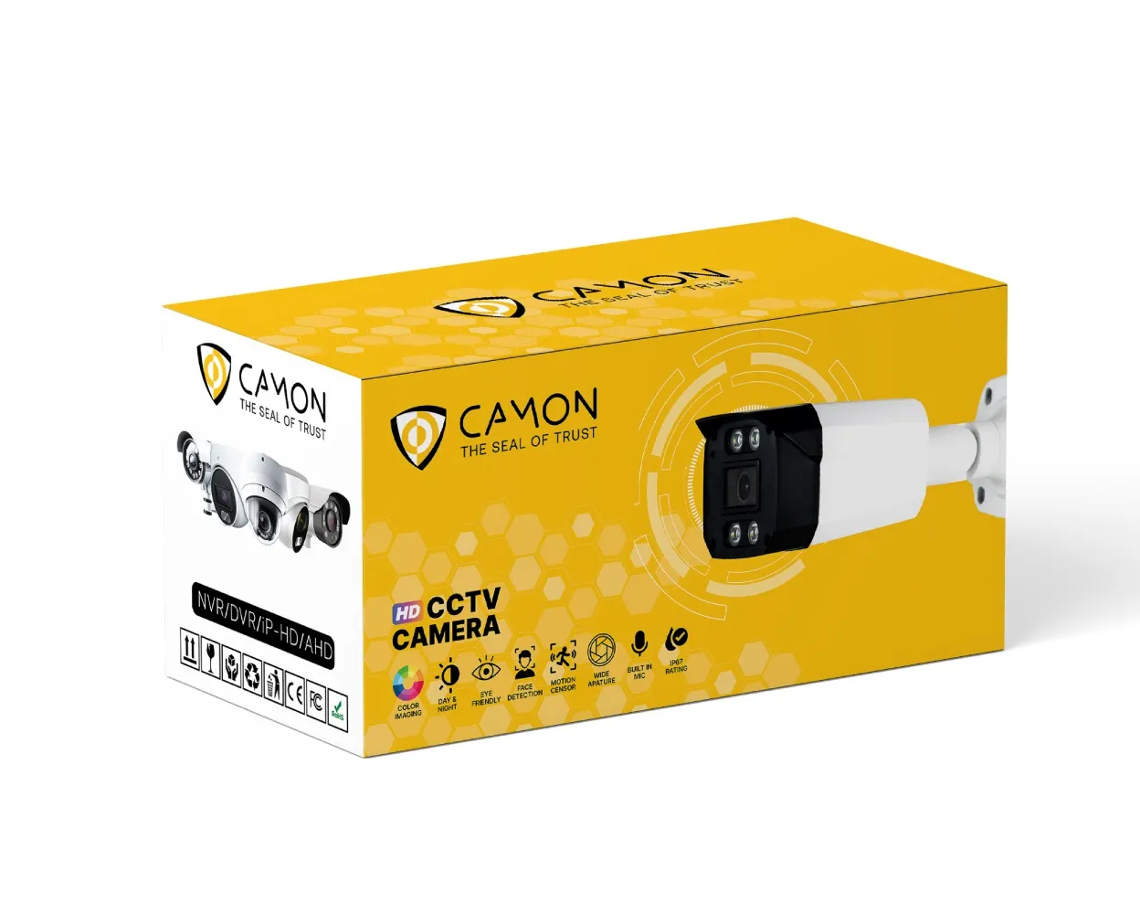 CCTV Camera Packaging Box Design | Electronics & Security Product Packaging in Tamil Nadu & Kerala
