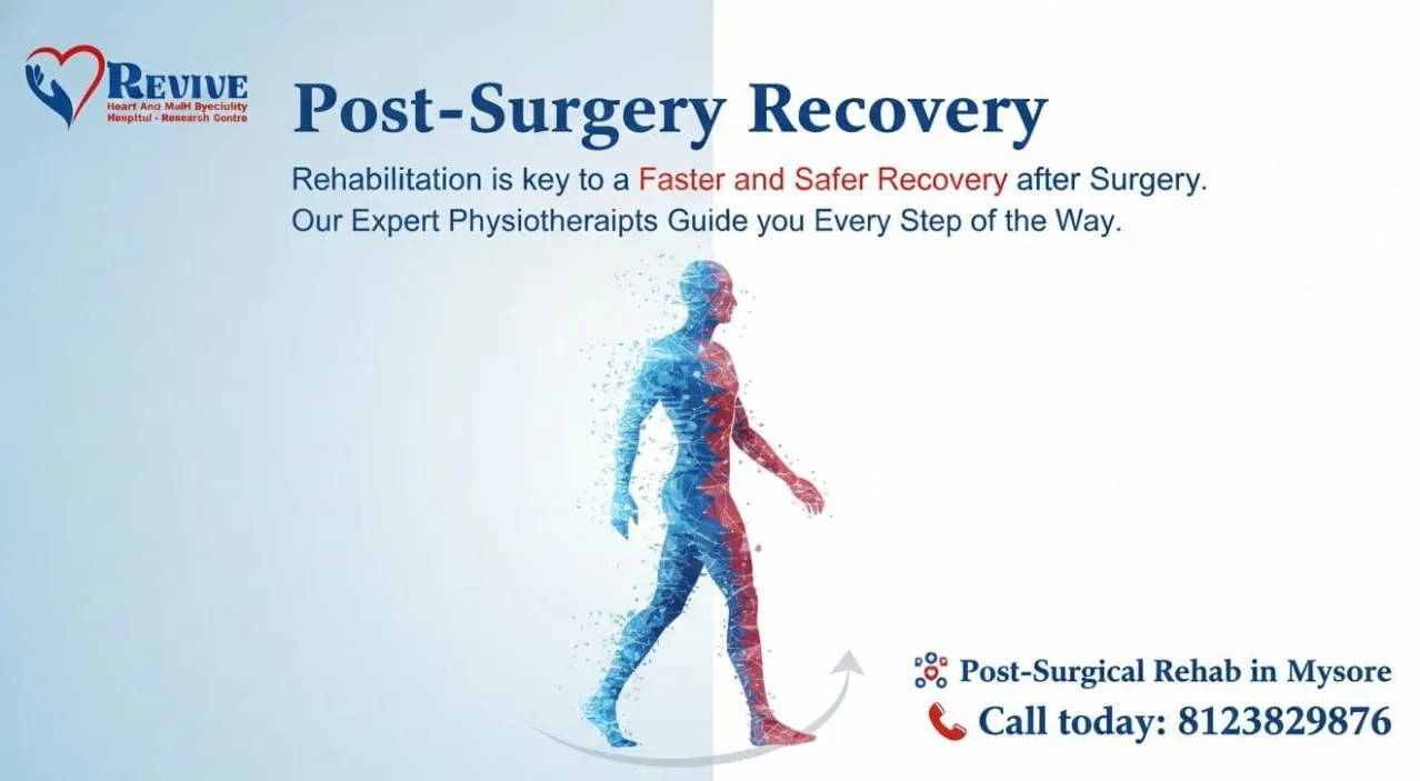 Post-Surgery Recovery Care in Mysore – Walk Strong Again with Revive