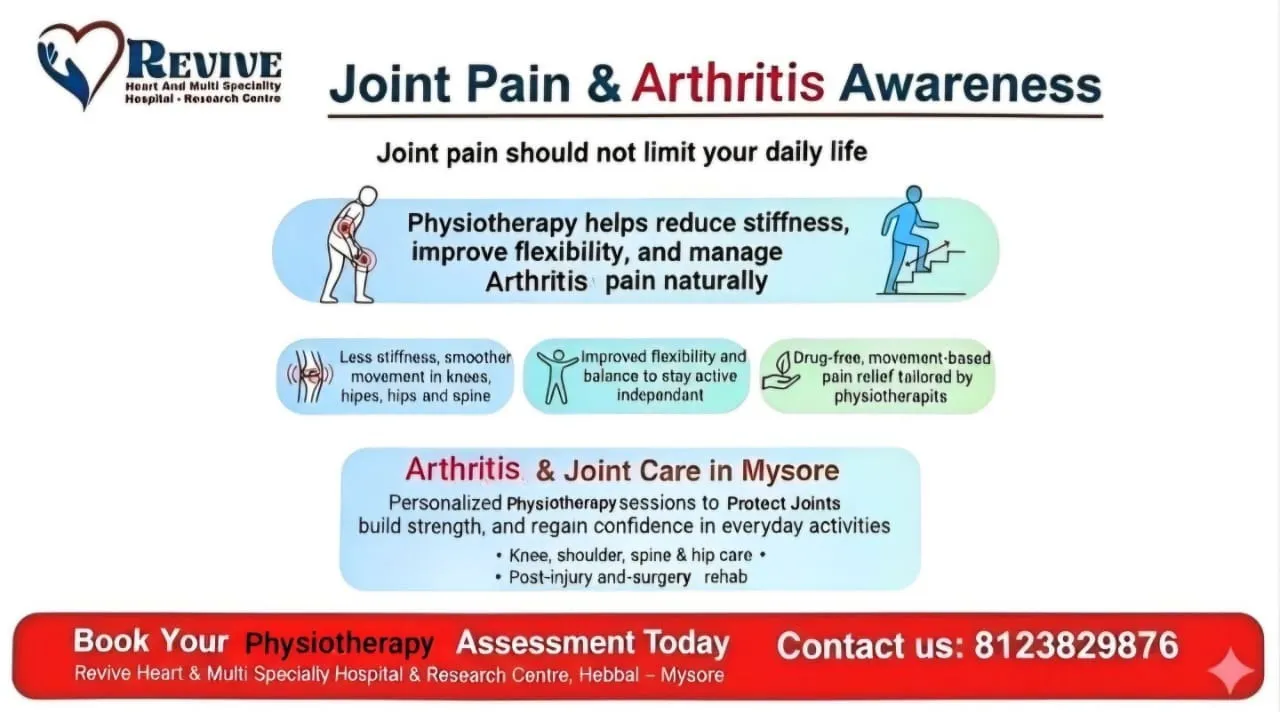 Joint Pain & Arthritis Physiotherapy in Mysore | Revive Hospital Hebbal