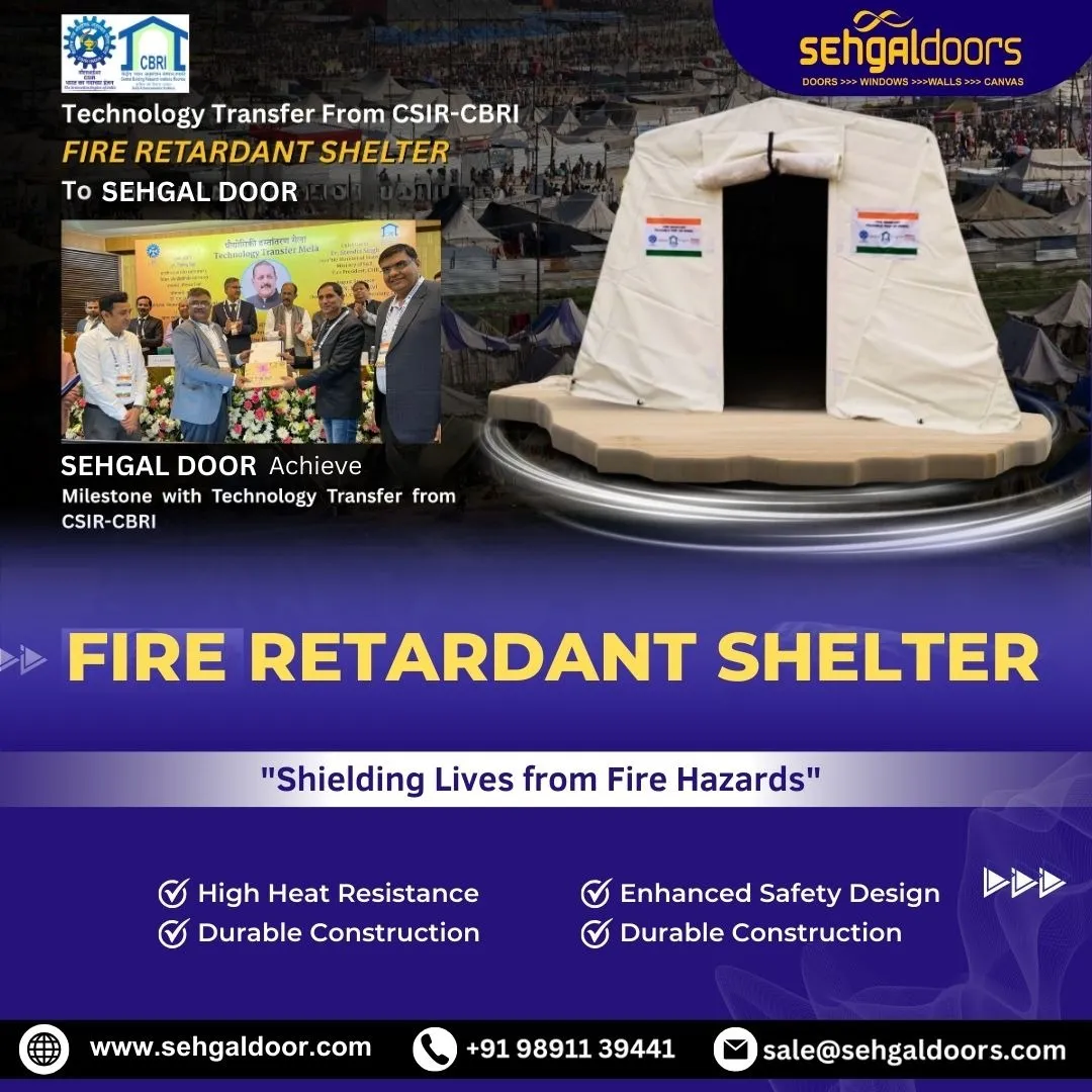 Fire Retardant Shelter Manufacturer in India