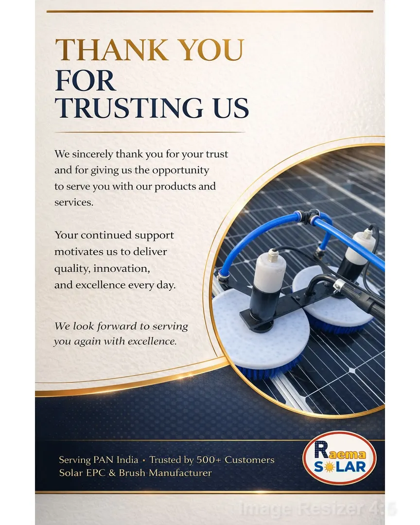 Best Solar Cleaning Brush company Thanks You for Trusting – A Message to Our Valued Customers
