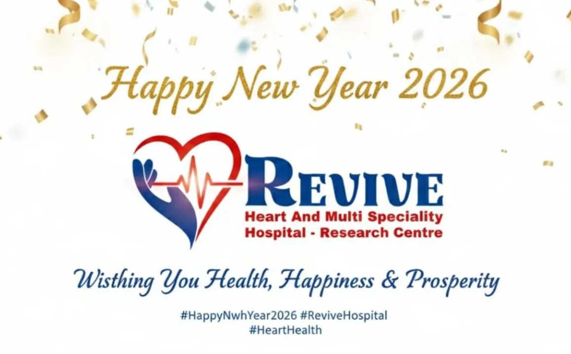 Happy New Year 2026 – Revive Heart & Multi Speciality Hospital | Hebbal Mysore