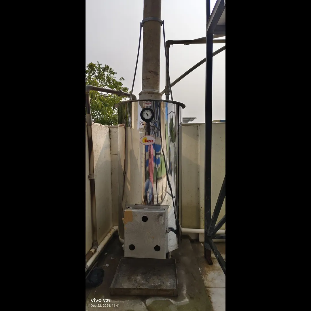 The boiler is manufactured using strong inner MS tank and durable outer covering, ensuring safety an...